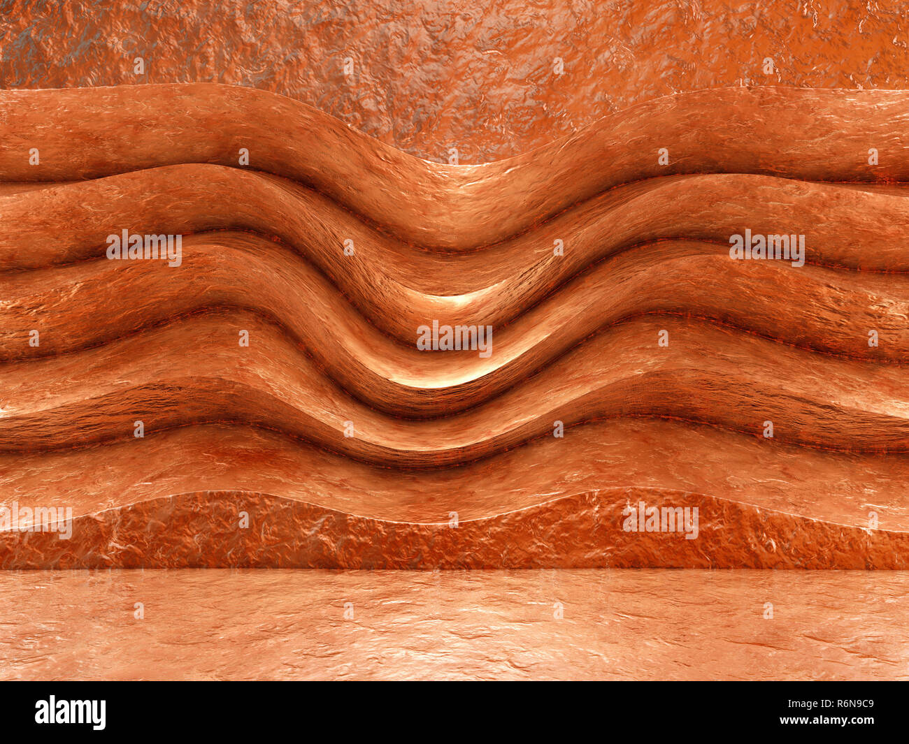 copper colored wall Stock Photo Alamy