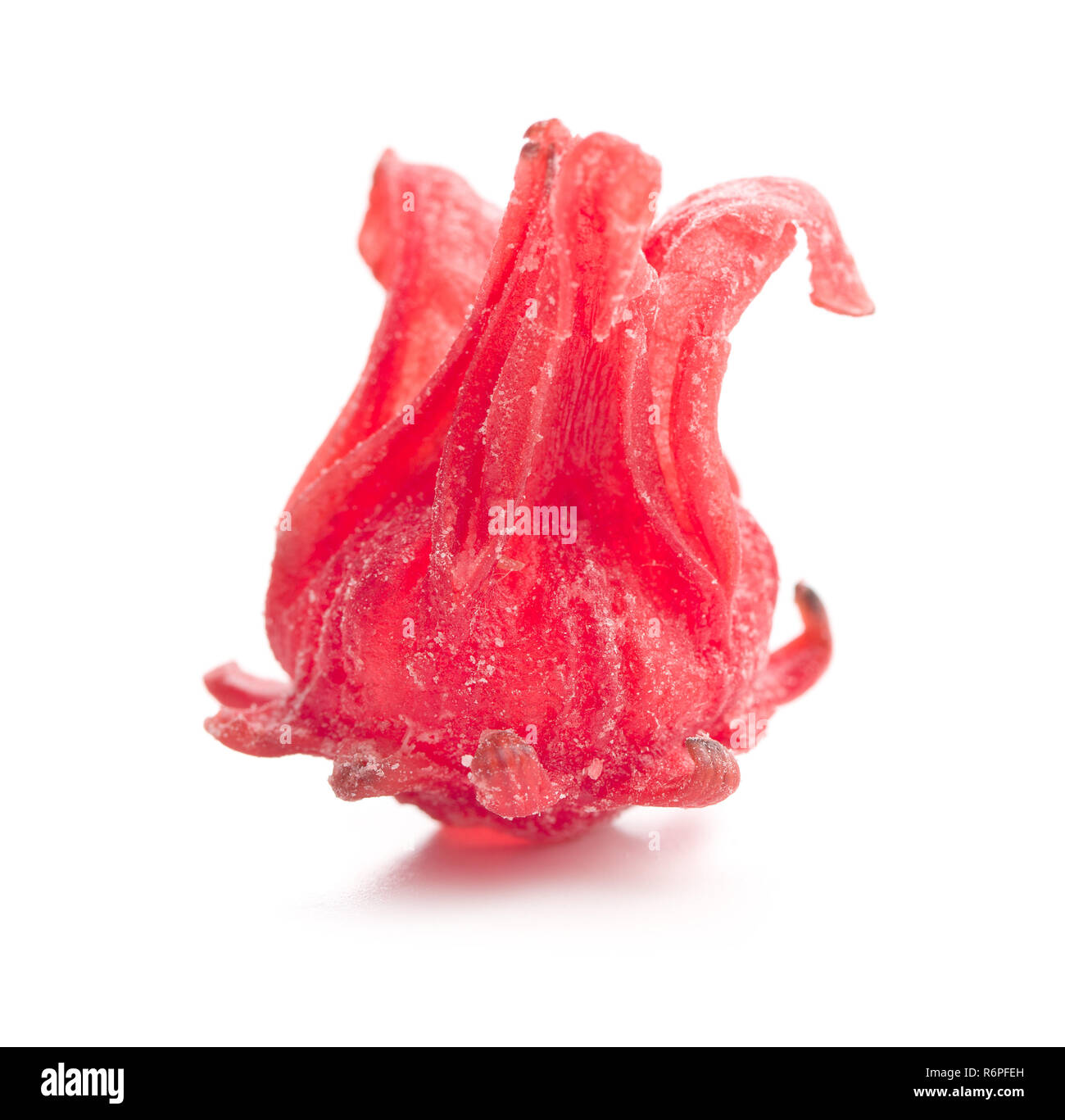 Candied hibiscus flower Stock Photo Alamy