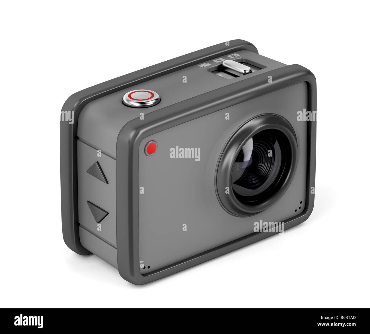 Action camera on white Stock Photo Alamy