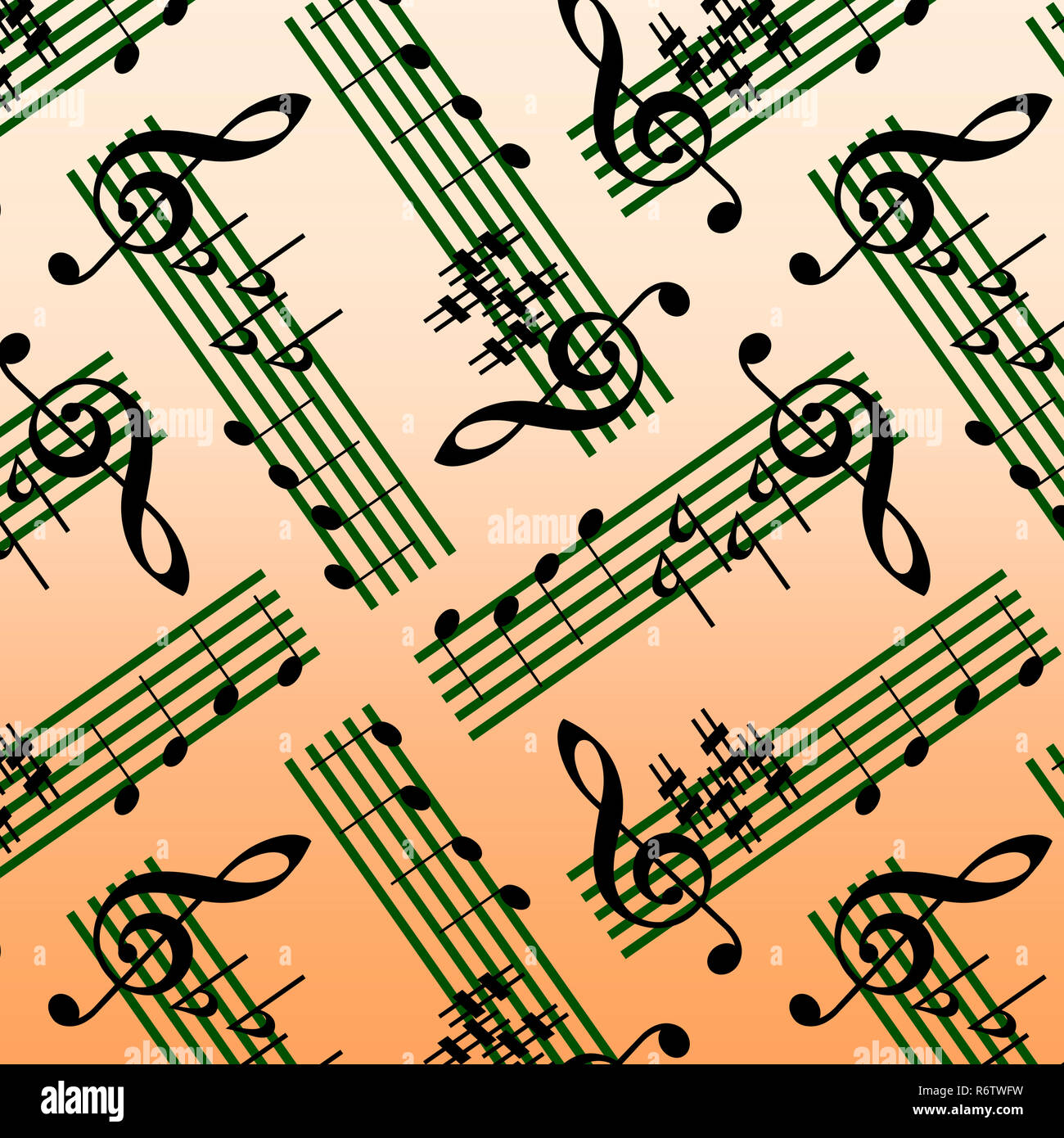 music notes Stock Photo Alamy