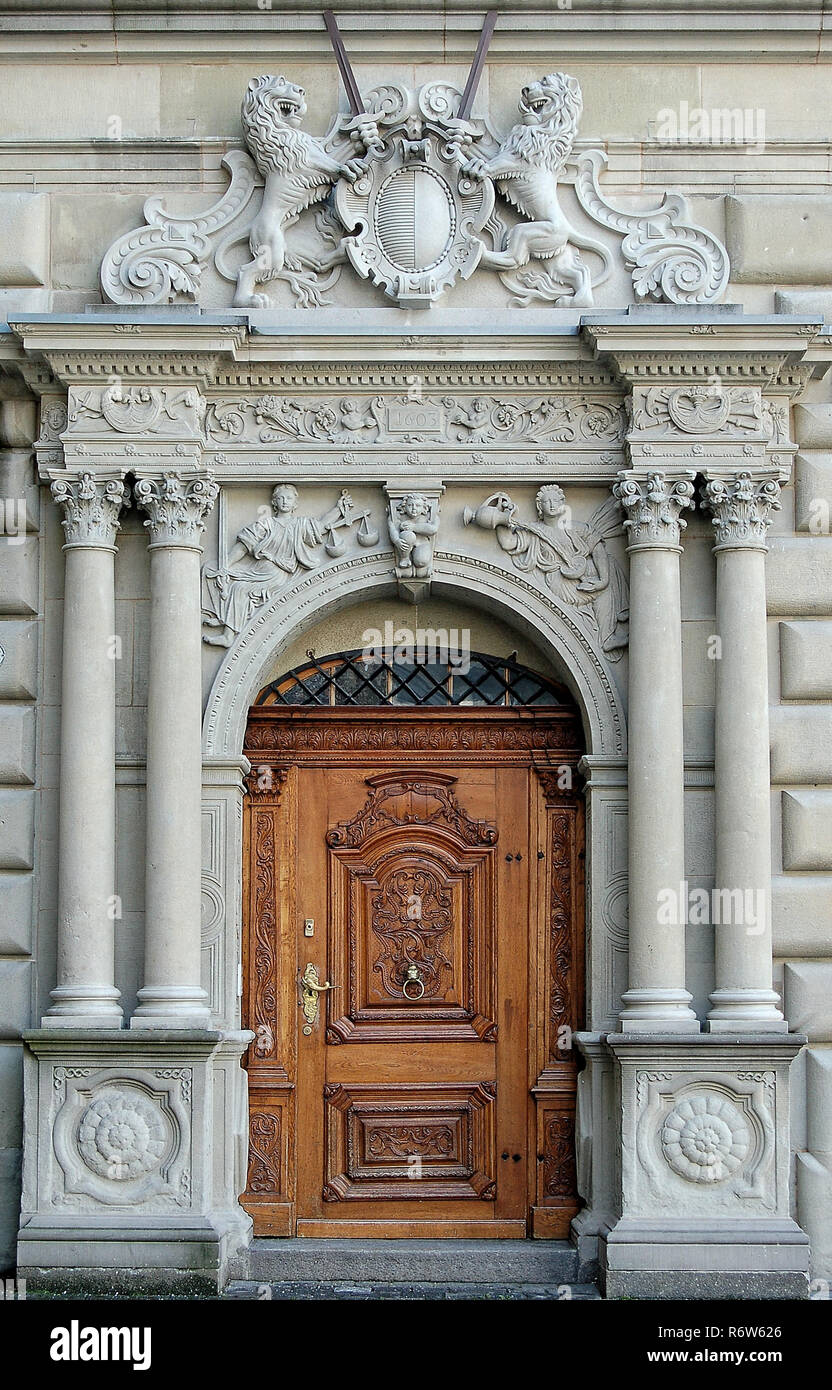 Town Hall Lucerne Stock Photo Alamy