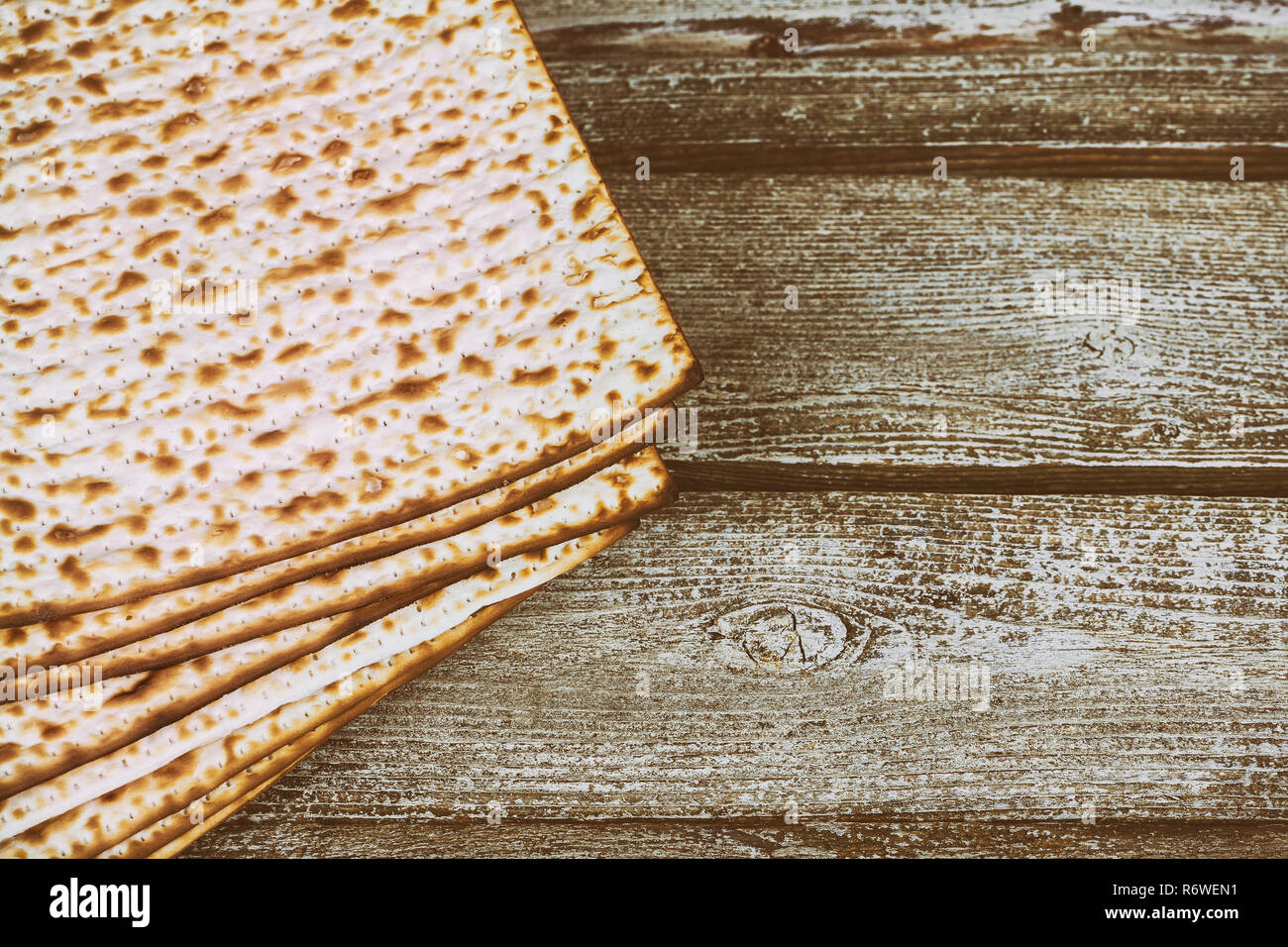 Matza bread for passover celebration Stock Photo Alamy