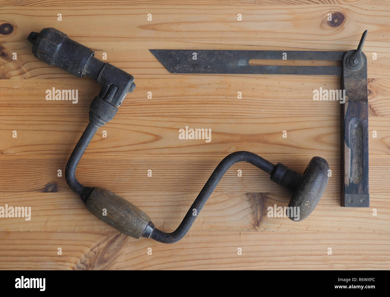 old hand tools Stock Photo Alamy