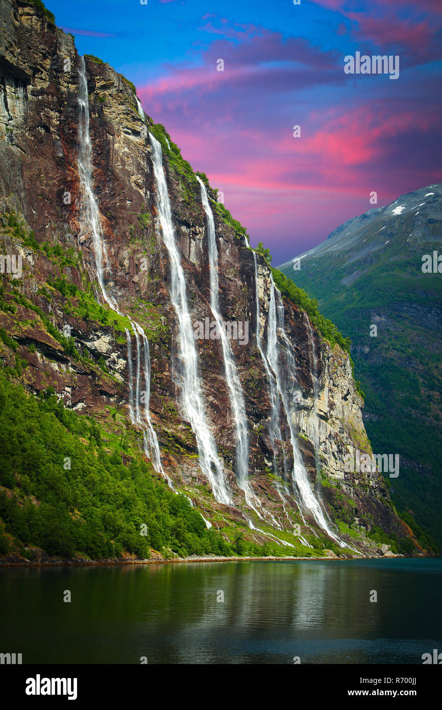 Seven sisters falls hires stock photography and images Alamy