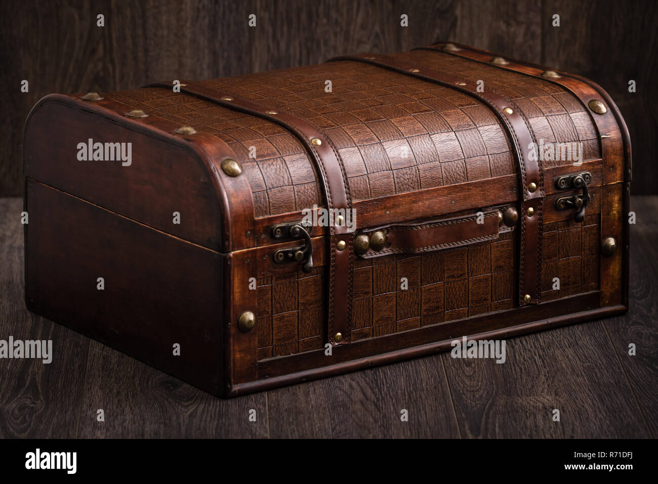 Decorative Trunk Treasure Chest Storage Box Stock Photo Alamy