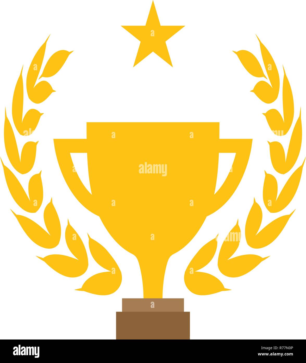 Trophy cup graphic design template vector Stock Vector Image & Art Alamy