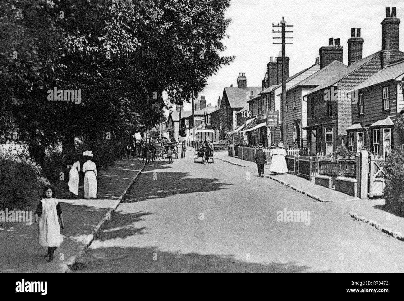 Station Road, Burnham on Crouch Stock Photo Alamy