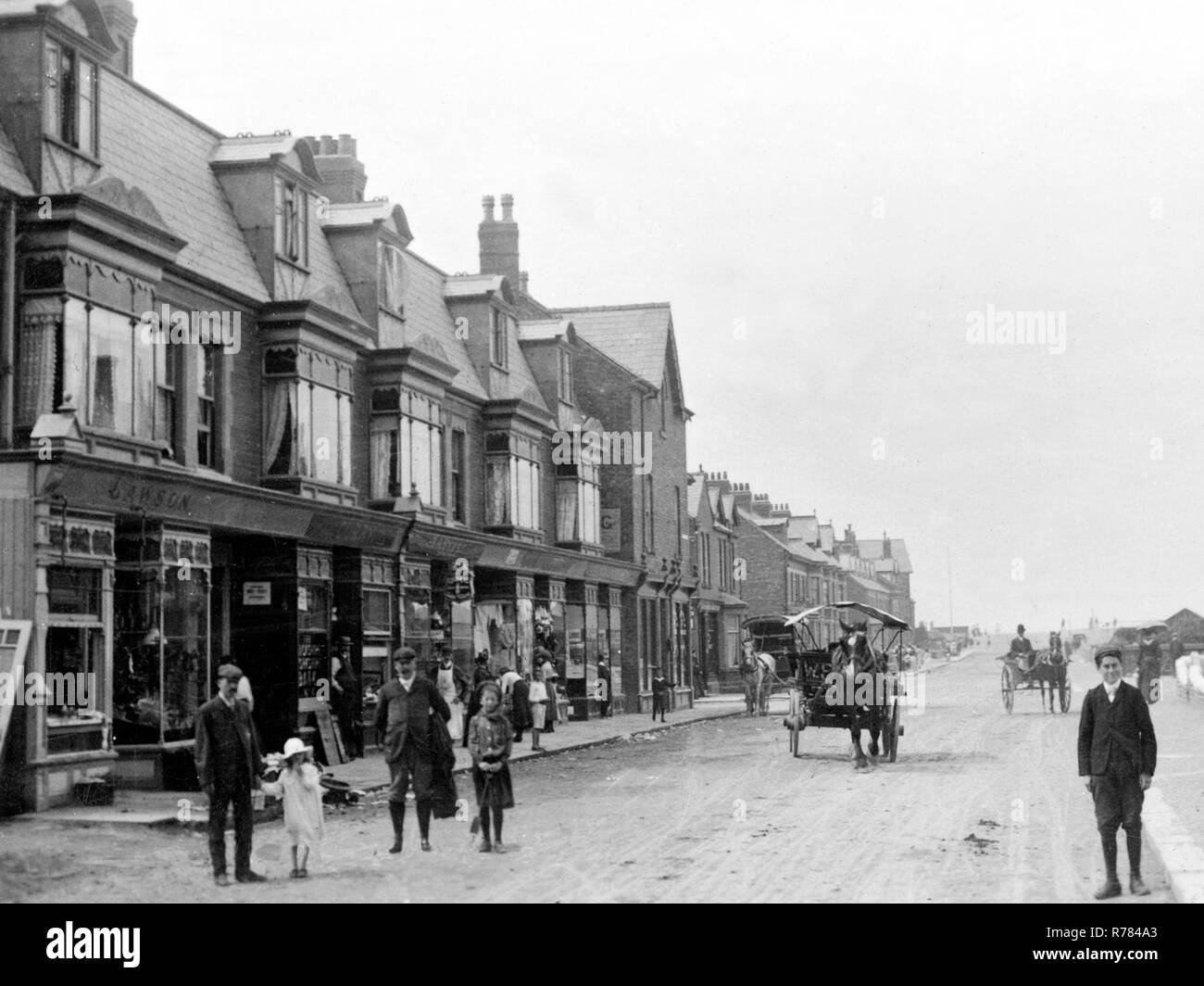 Victoria Road, Cleveleys Stock Photo Alamy