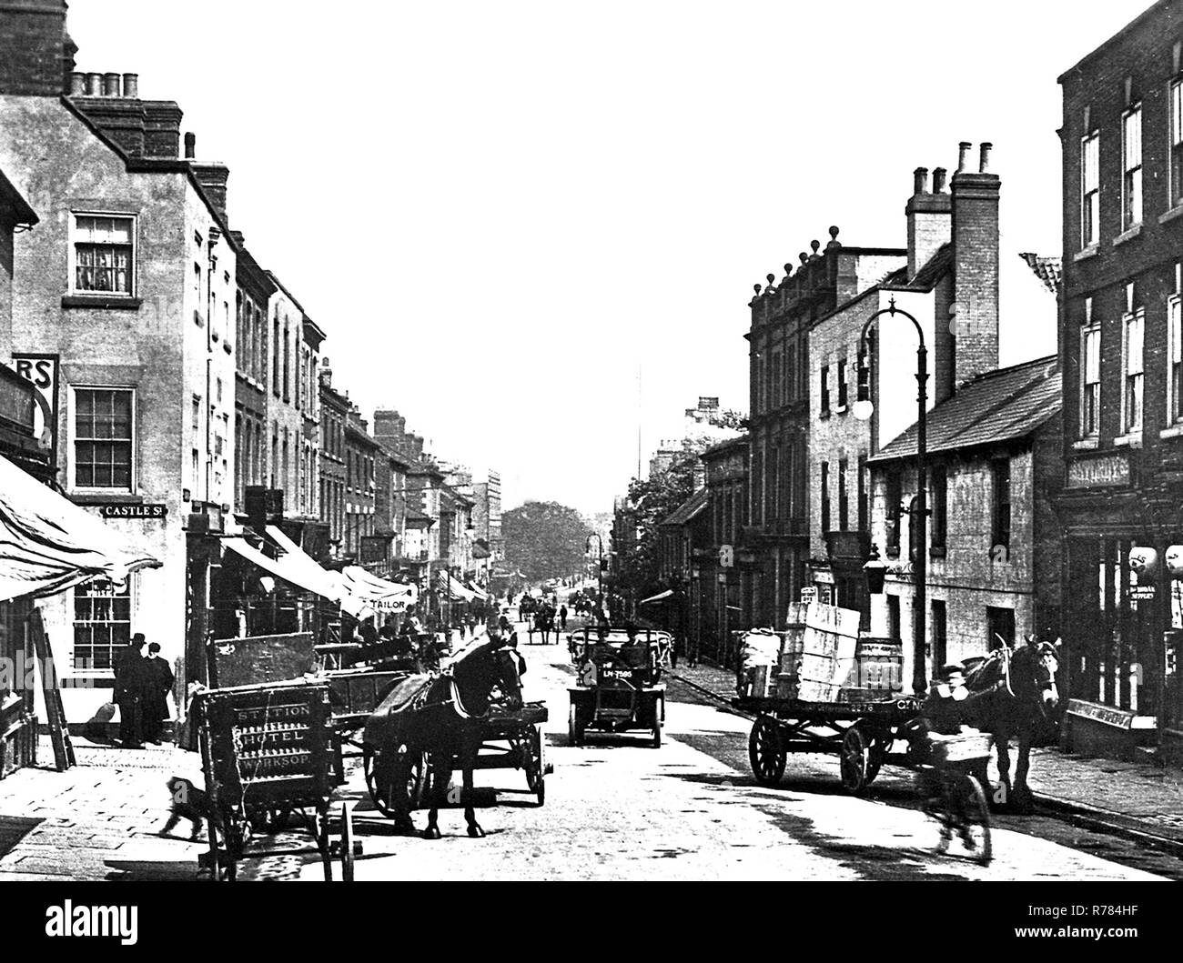Bridge Street, Worksop Stock Photo Alamy