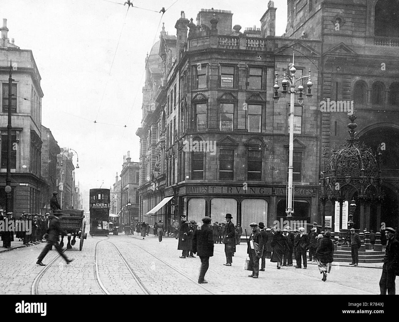 Cathcart Square, Greenock Stock Photo Alamy