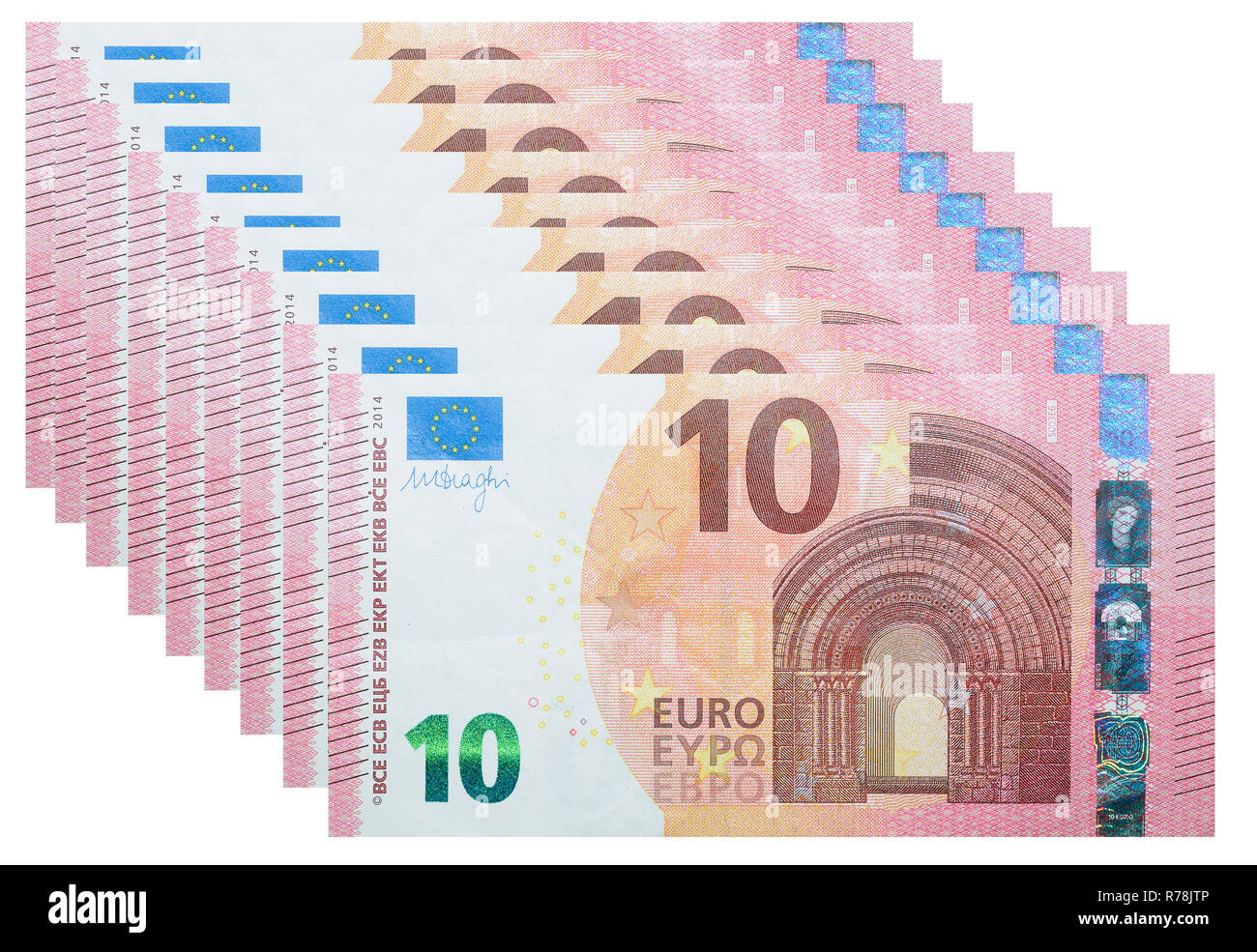 10 Euro banknote, new Stock Photo Alamy