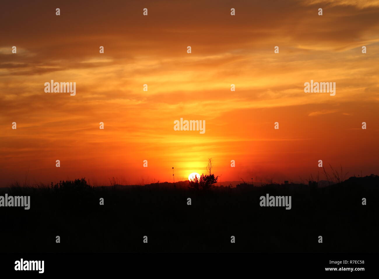 sunset in Pretoria Stock Photo Alamy