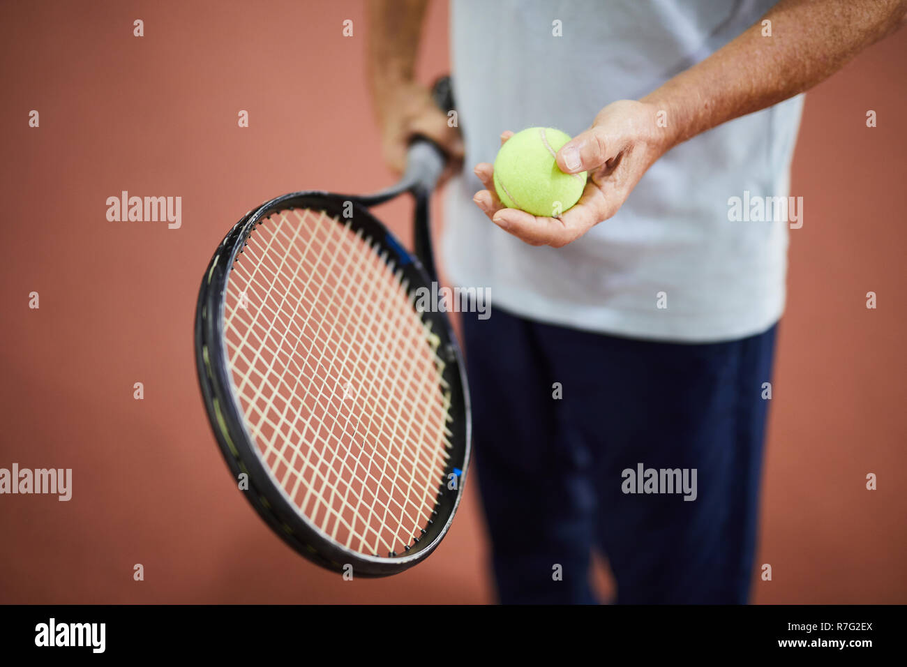 Equipment for tennis game Stock Photo Alamy