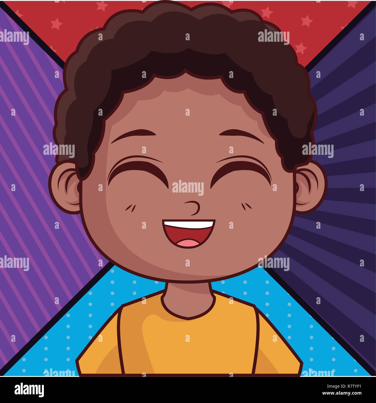 cute boy cartoon Stock Vector Image & Art Alamy