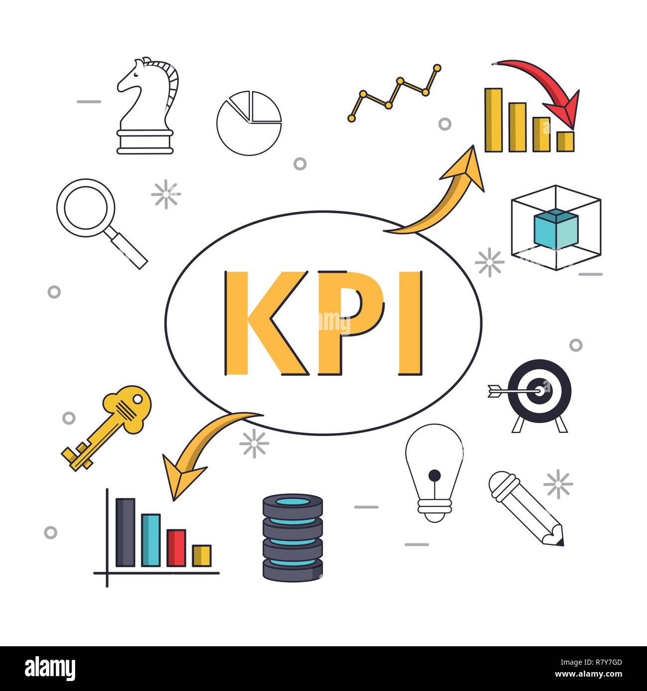 key performance indicator Stock Vector Image & Art Alamy