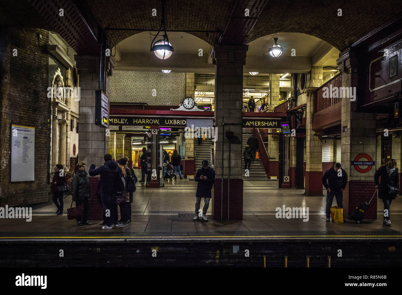 Baker Street Station Stock Photo Alamy