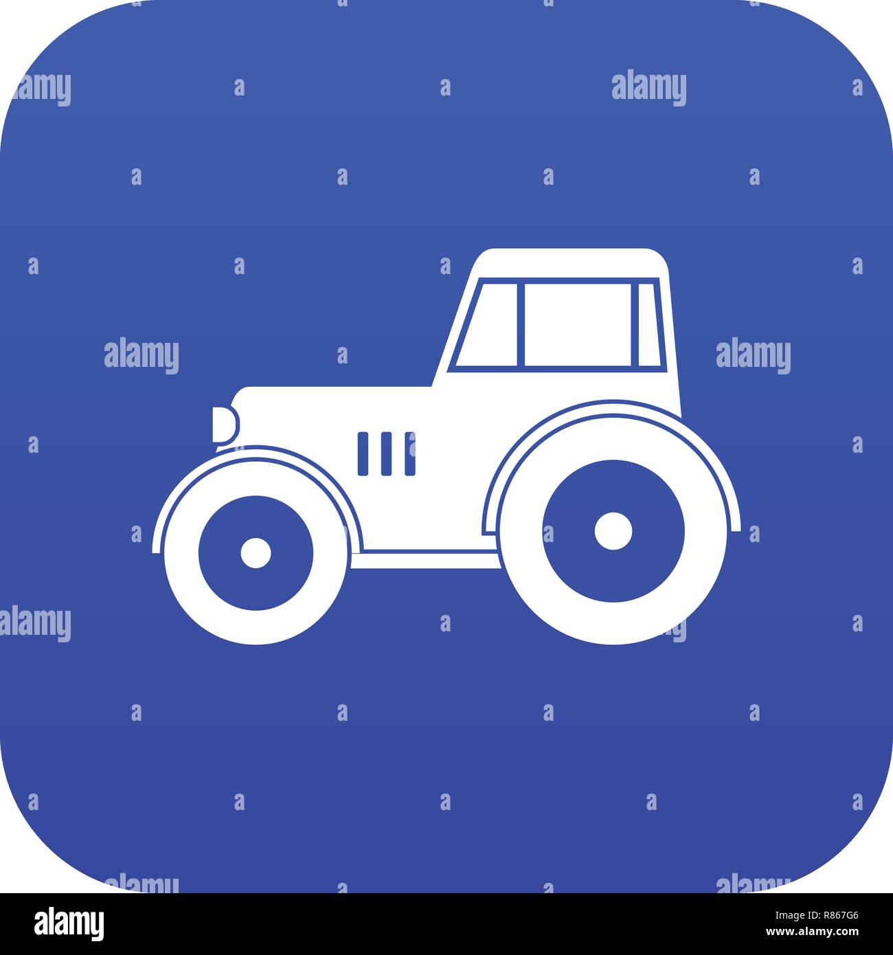 Tractor icon digital blue Stock Vector Image & Art Alamy