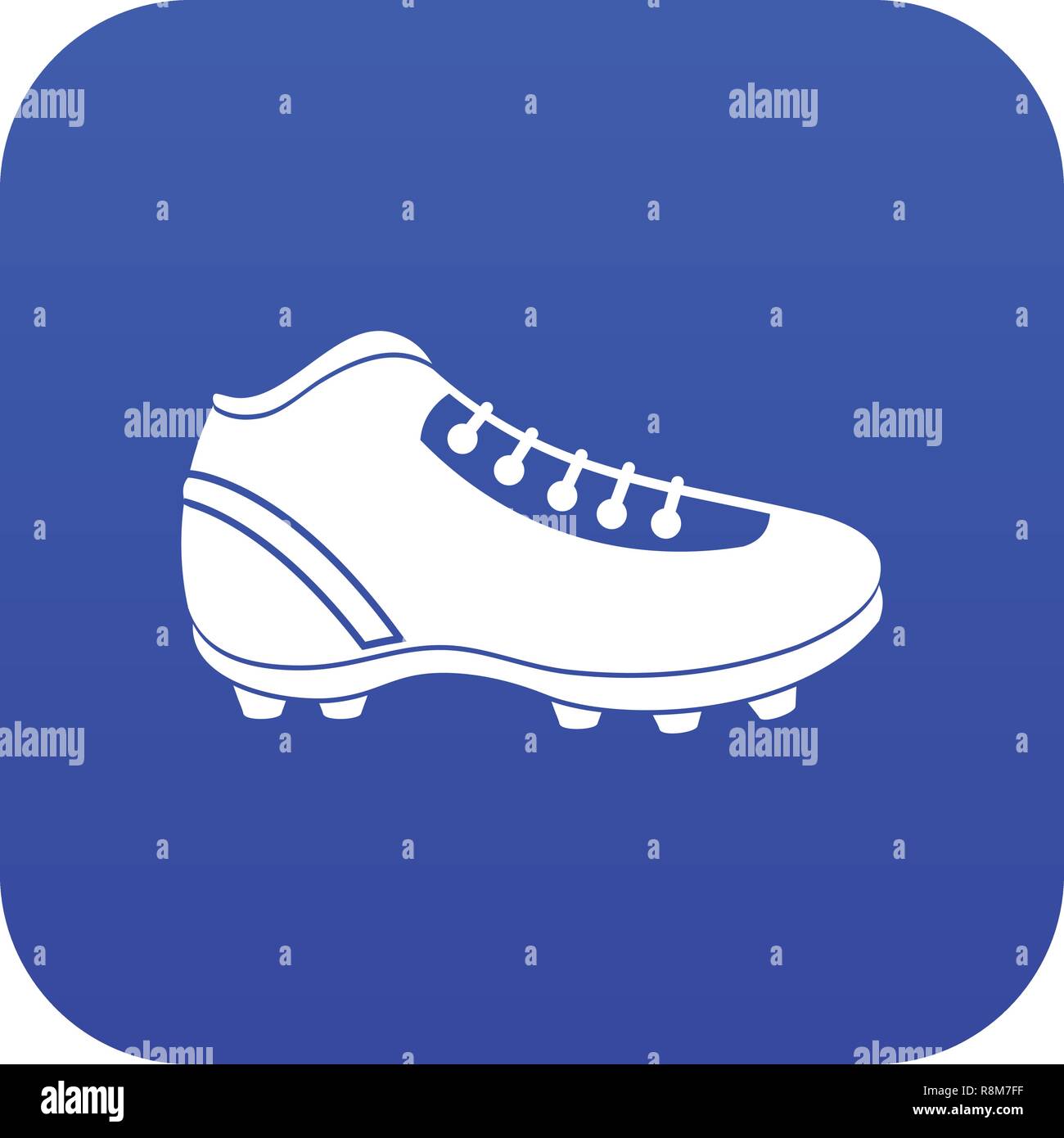 Baseball cleat icon digital blue Stock Vector Image & Art Alamy