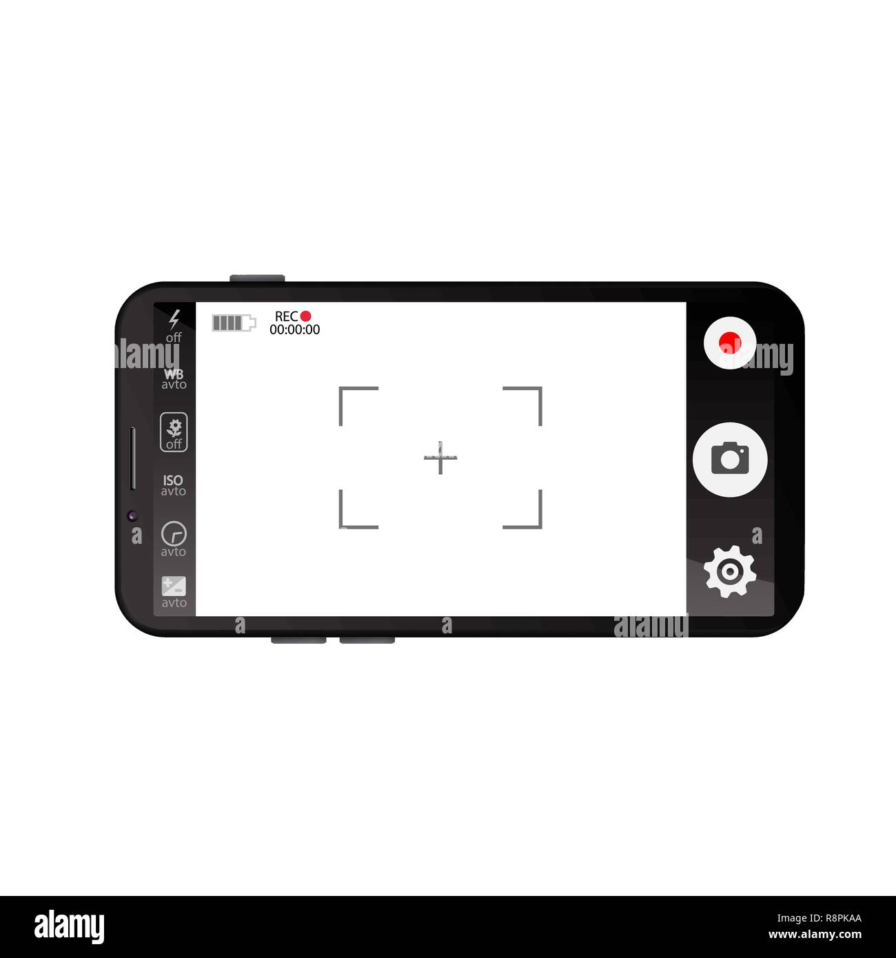 Mobile viewfinder video Stock Vector Image & Art Alamy