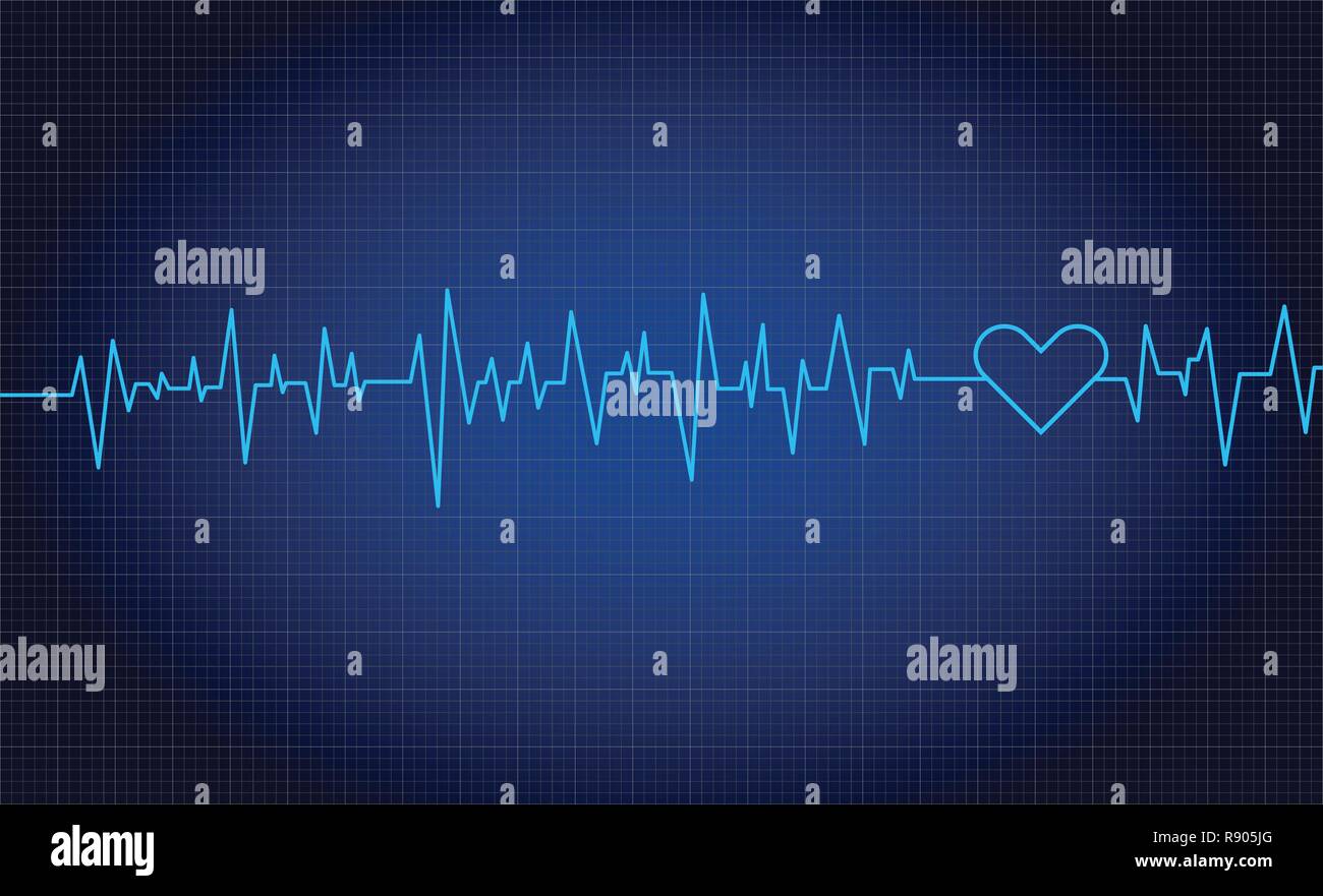 Heart beats lines rate Stock Vector Image & Art Alamy