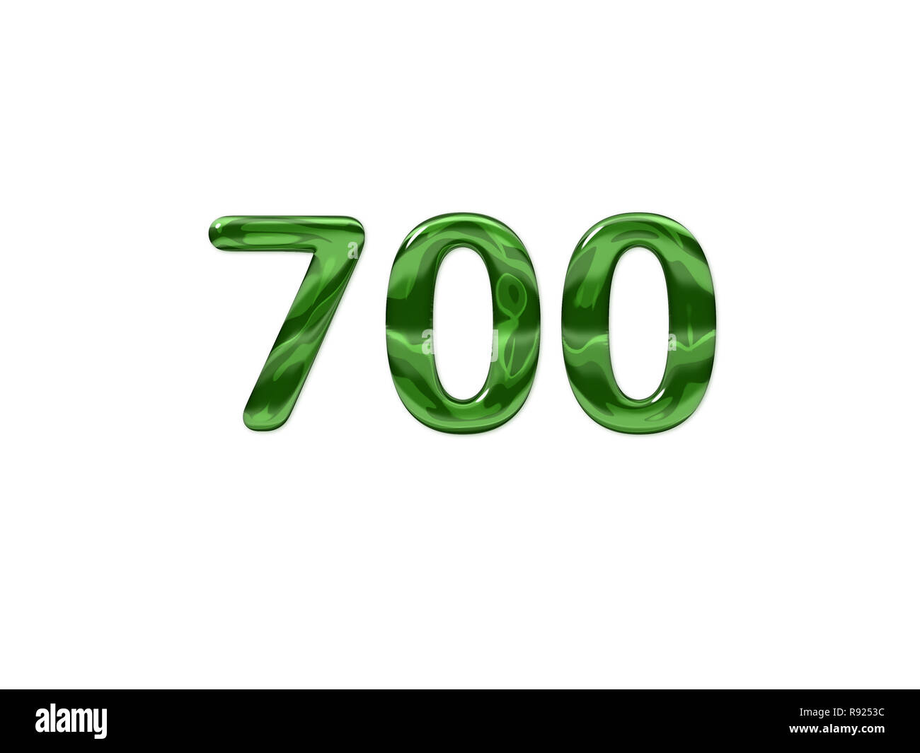 3d number 700 hi-res stock photography and images - Alamy