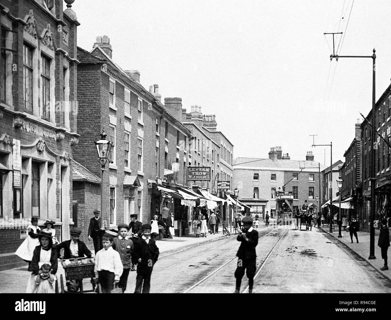 High Street, Stourport Stock Photo Alamy