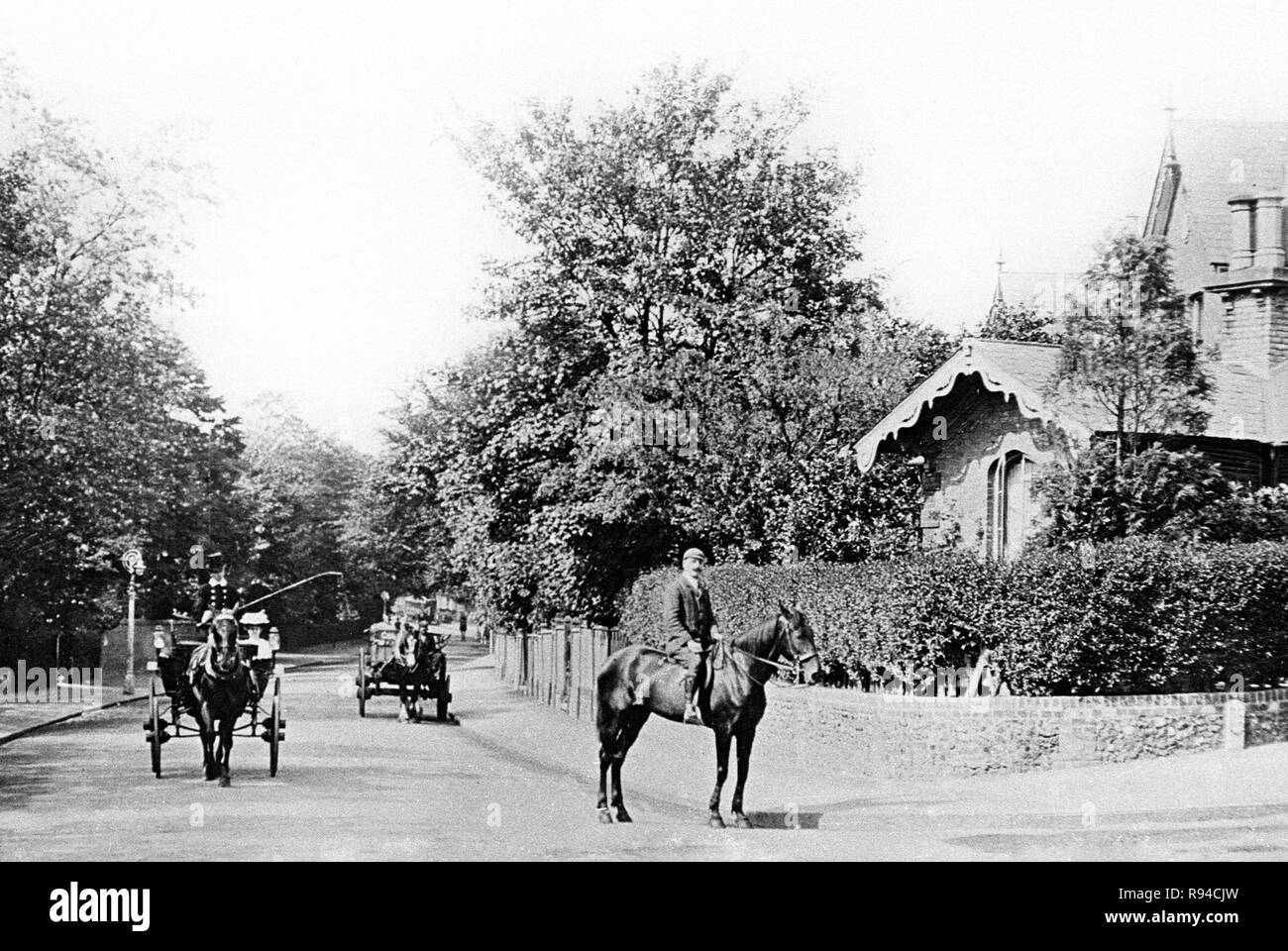 Brighton Road, Sutton Stock Photo Alamy