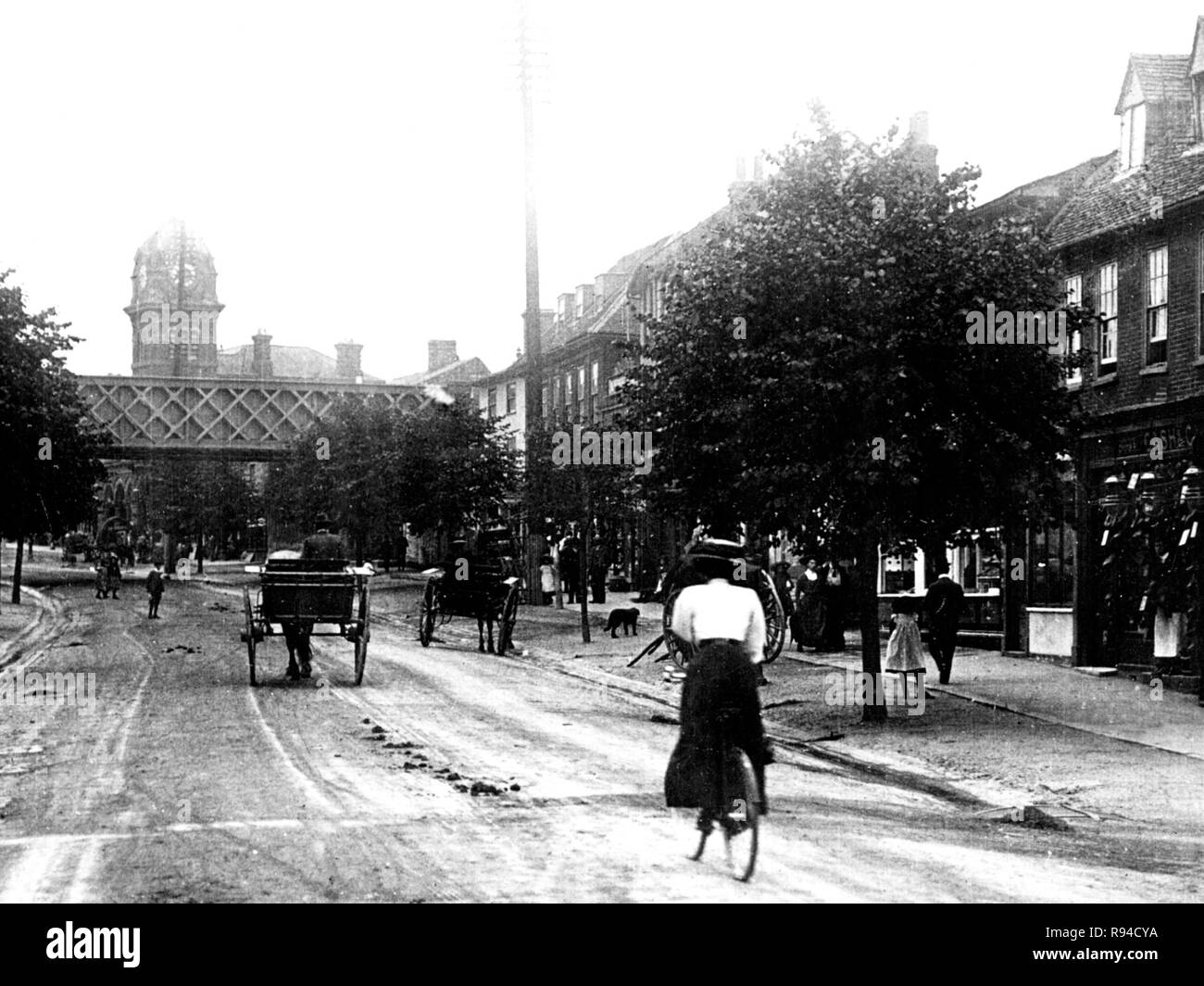 High Street, Hungerford Stock Photo Alamy