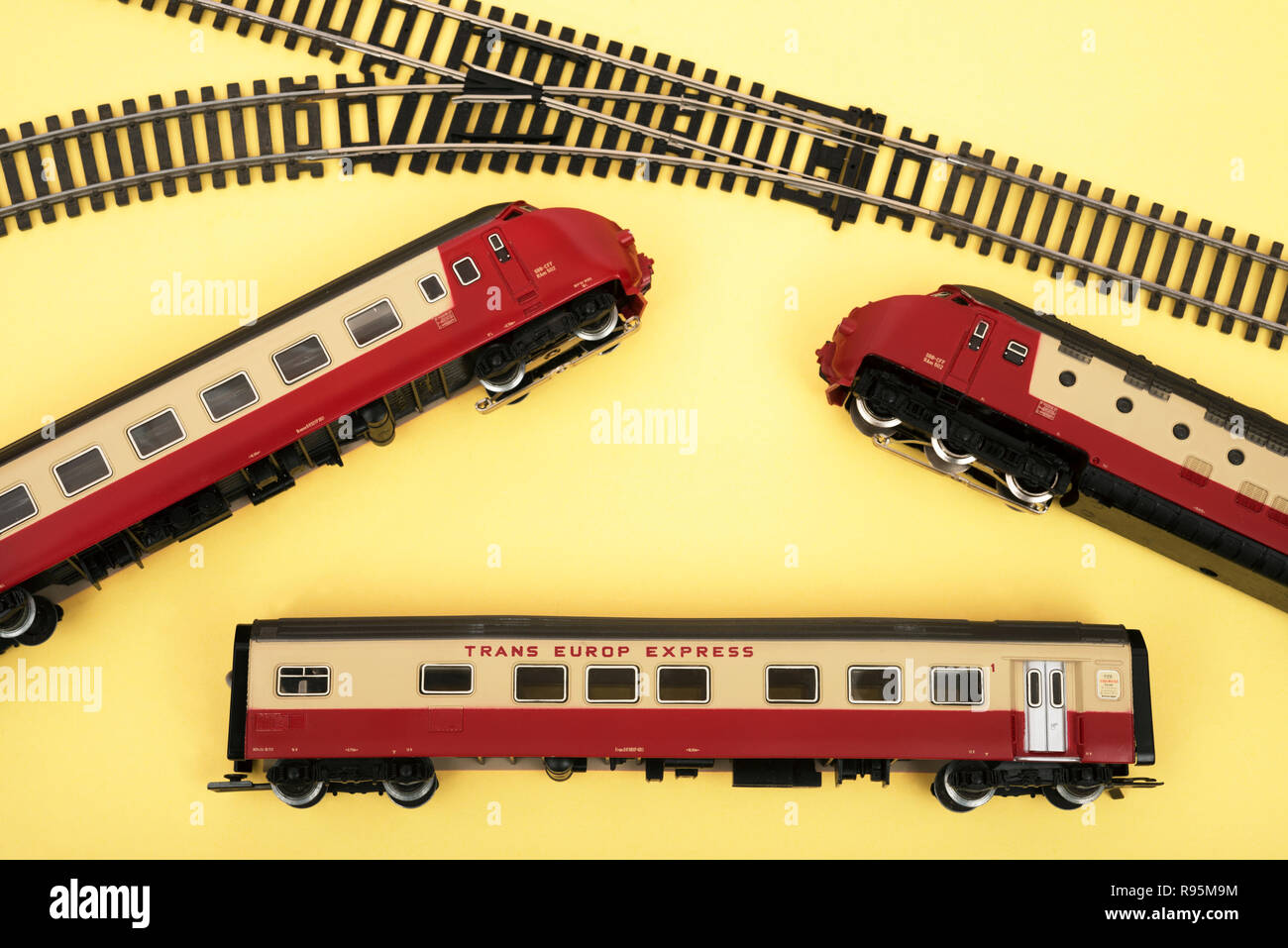Marklin trans europe express model train hires stock photography and