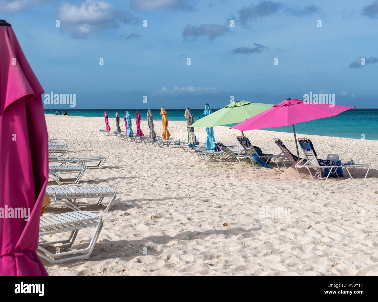 Eagle Beach Aruba Stock Photo Alamy