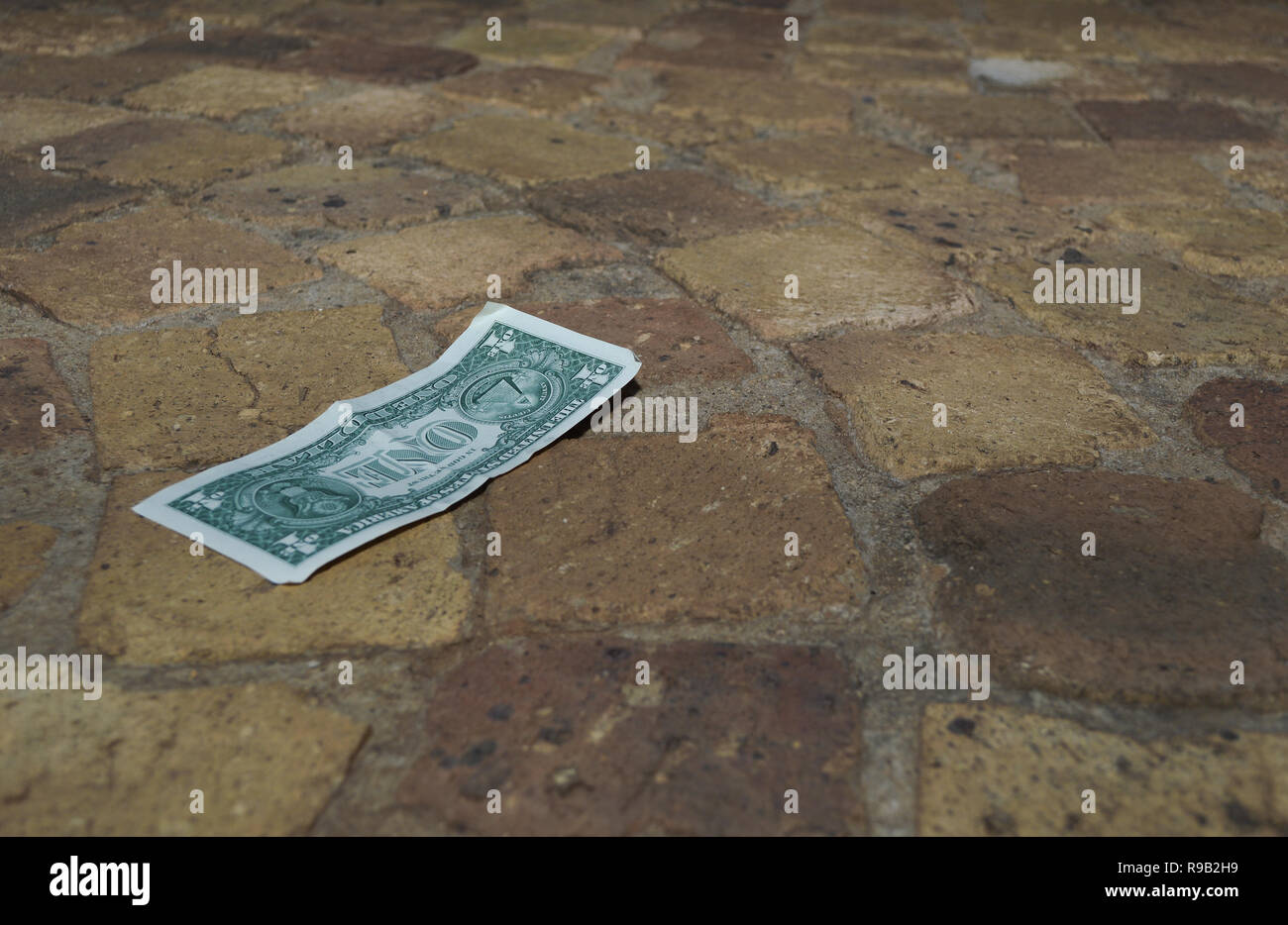Finding Money On The Floor Stock Photo Alamy