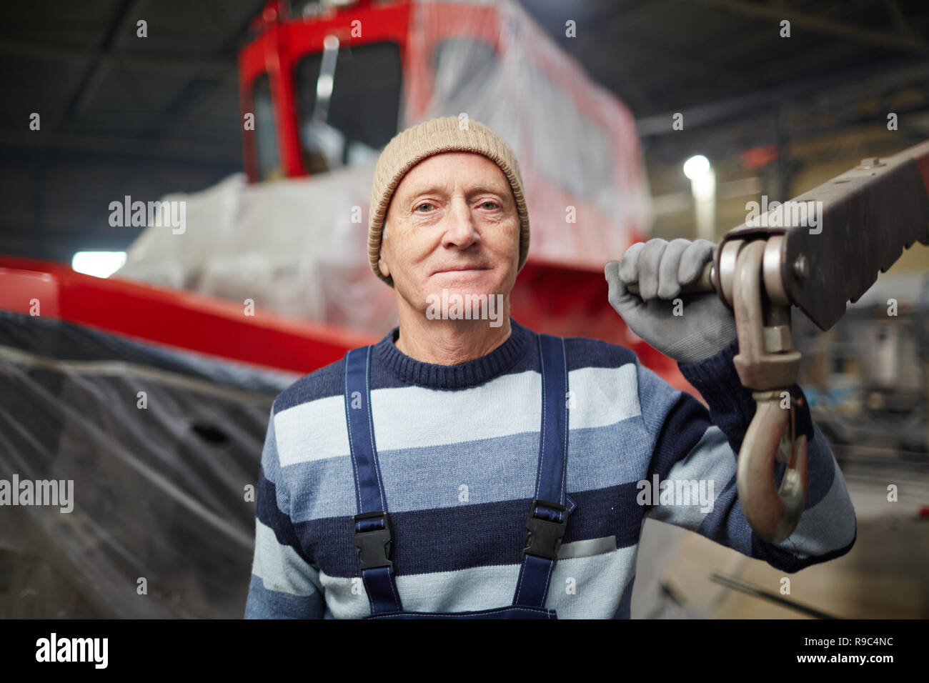 Shipyard engineer Stock Photo Alamy