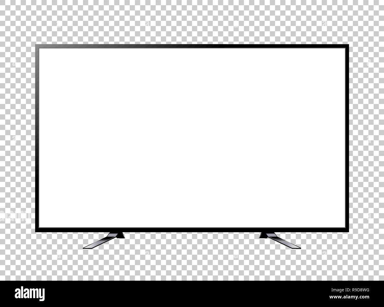TV screen flat lcd led vector illustration Stock Vector Image & Art Alamy