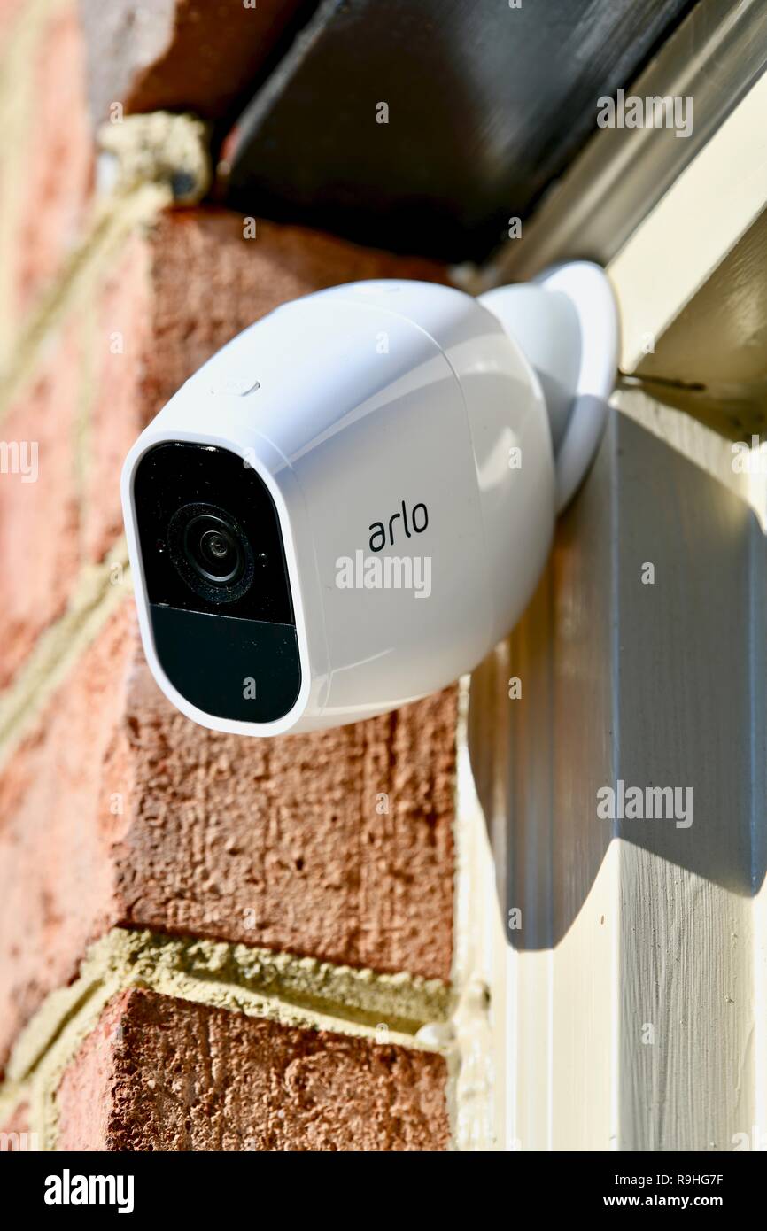 Arlo pro wireless outdoor security camera system Stock Photo Alamy