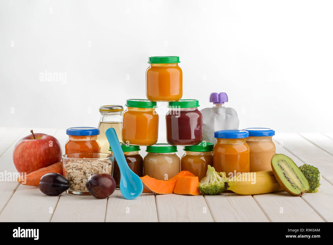 Packaged baby food Stock Photo Alamy