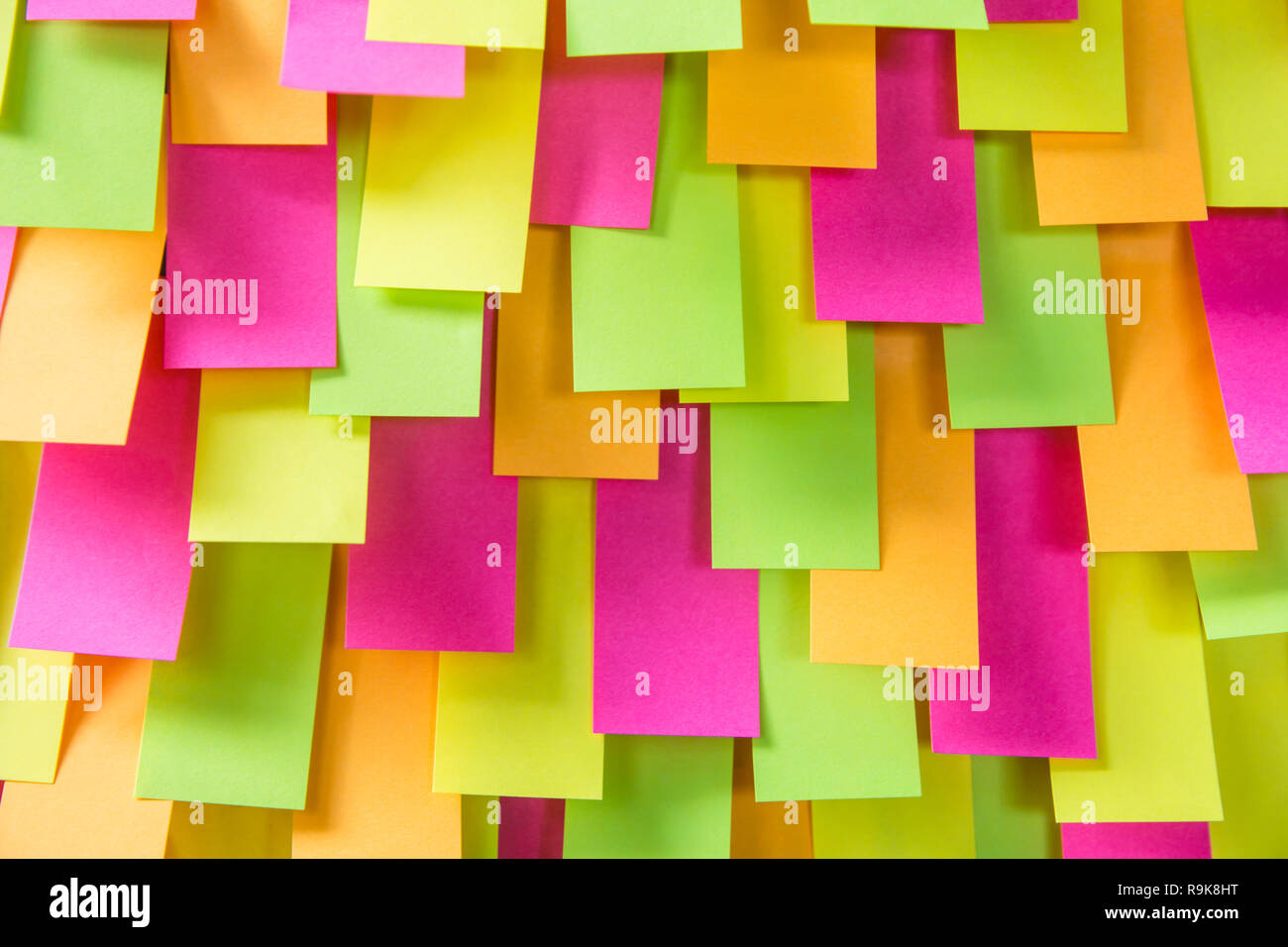 Multi colored Post note sticker, paper note, post it, sticky notes background Stock Photo Alamy