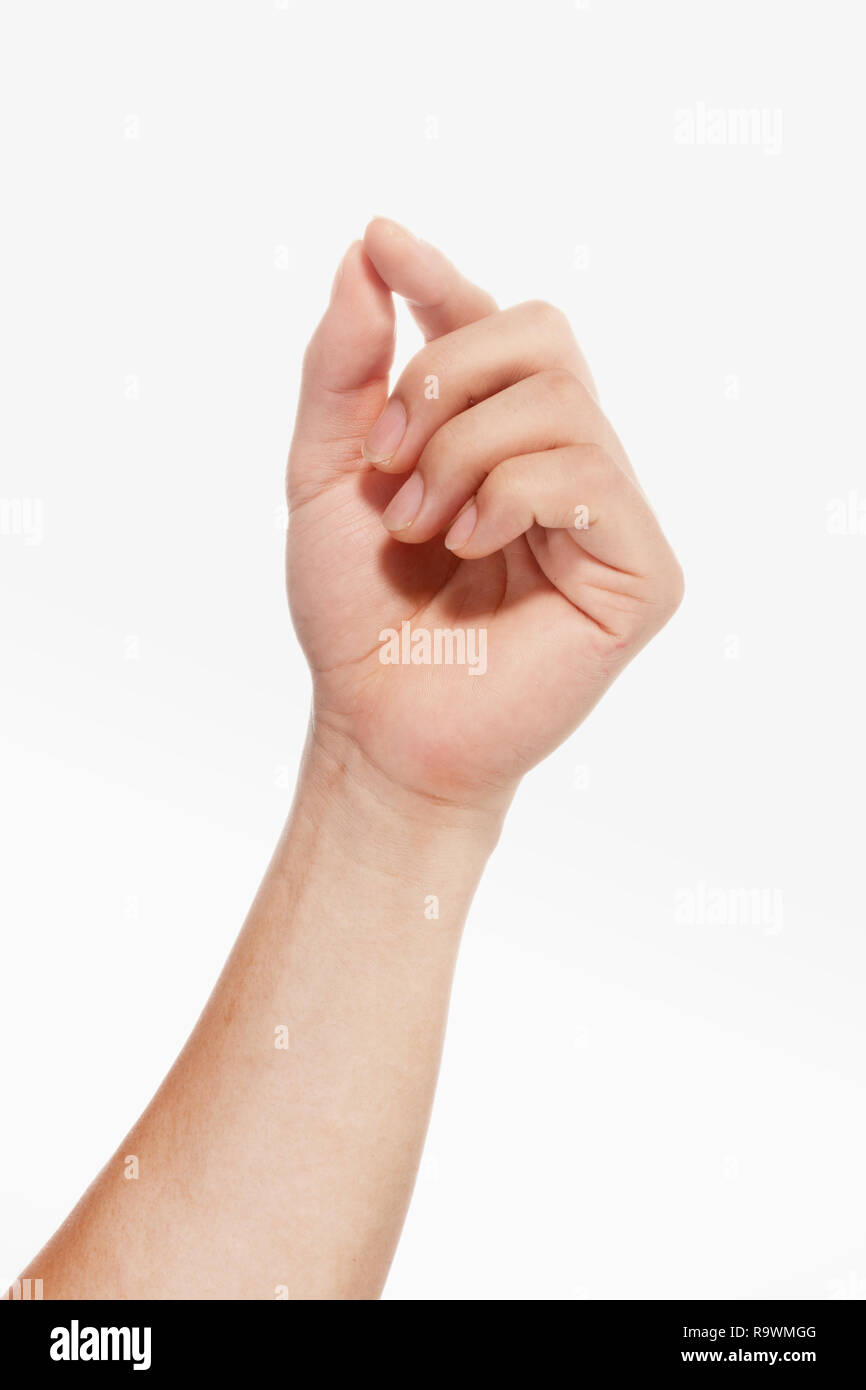 lightly clenched hands and arms Stock Photo Alamy