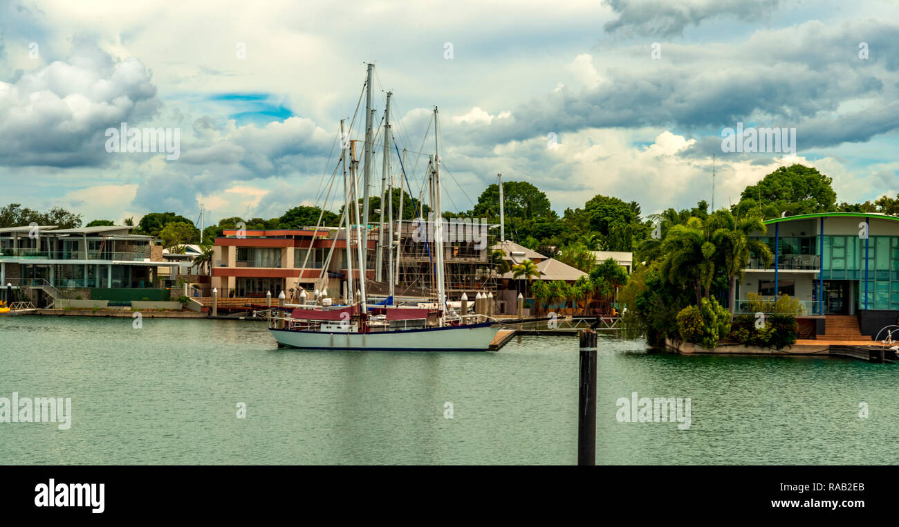 Cullen Bay, Darwin Stock Photo Alamy