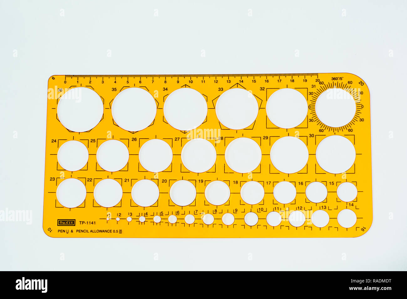 The drafting supplies on a white background Stock Photo Alamy