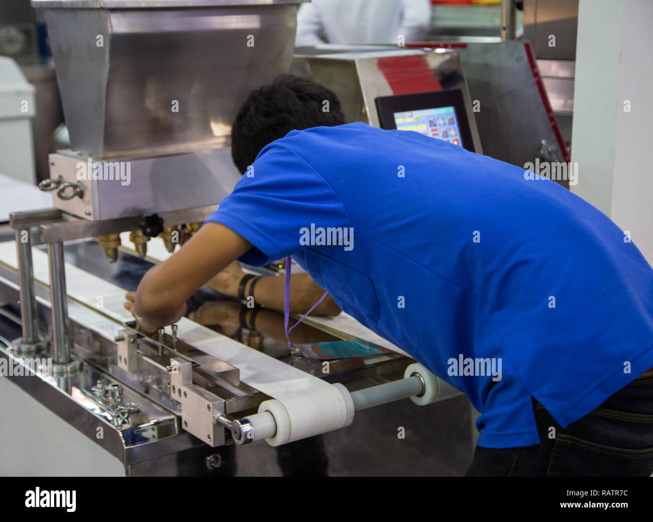 Food manufacturer production line hires stock photography and images