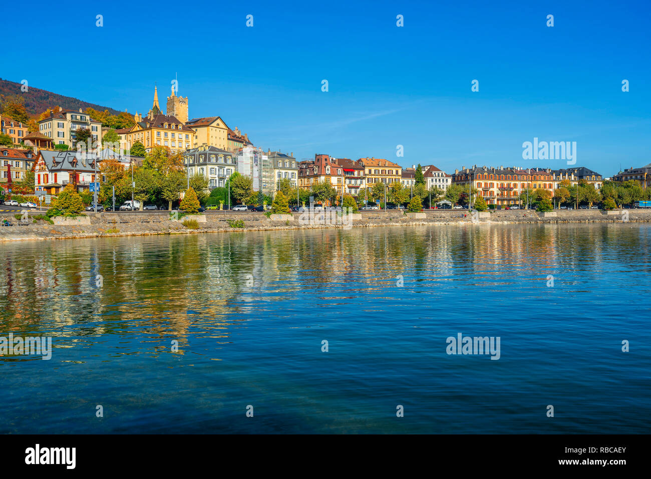 Neuchatel, Switzerland Stock Photo Alamy