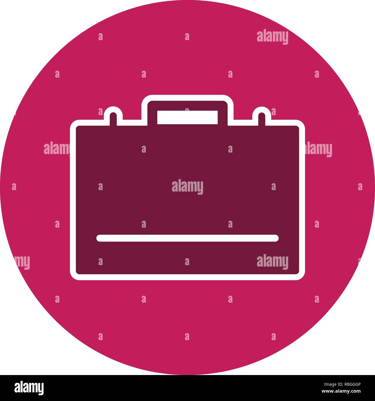 Vector Briefcase Icon Stock Vector Image & Art Alamy