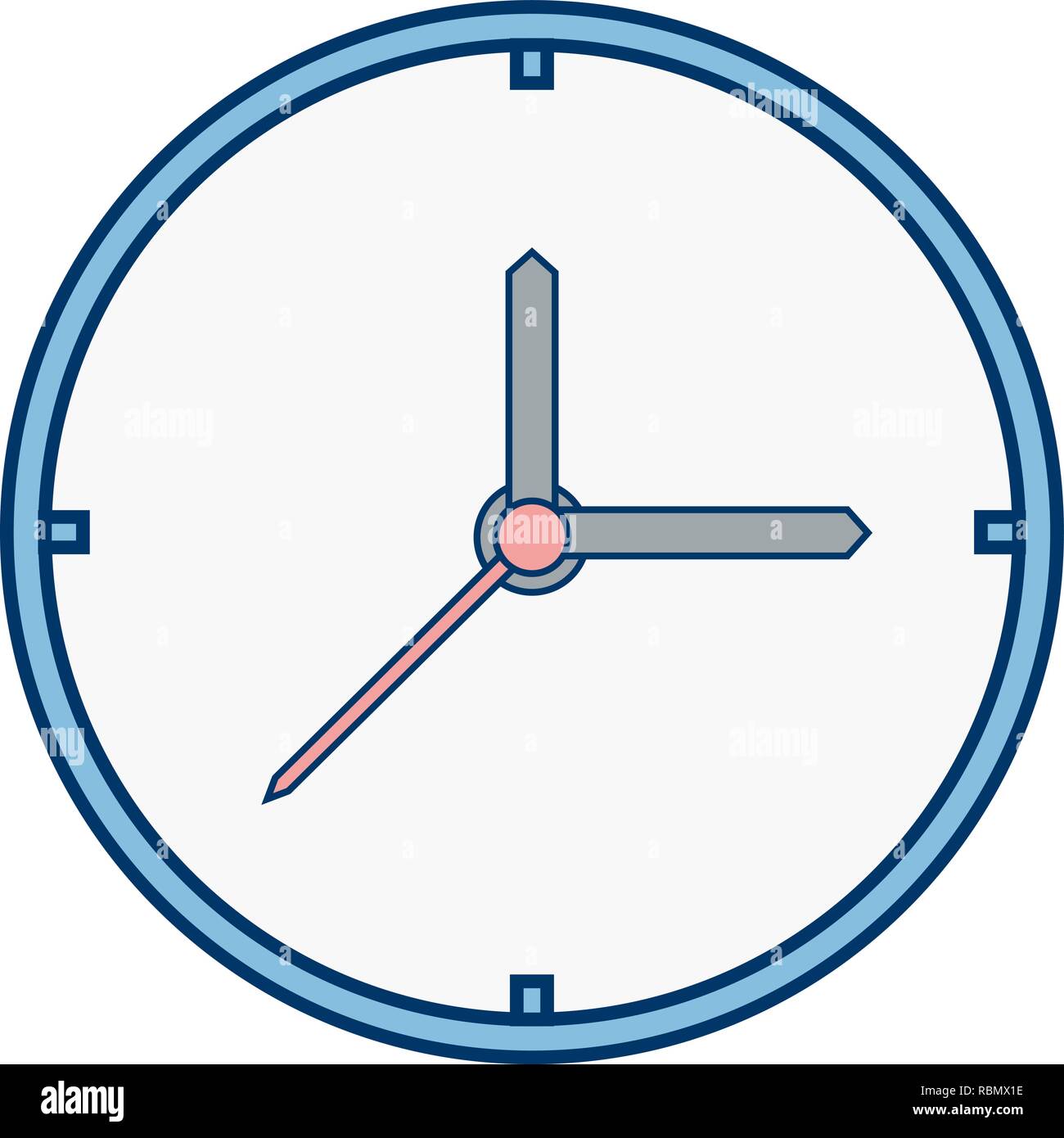 Vector Clock Icon Stock Vector Image & Art Alamy
