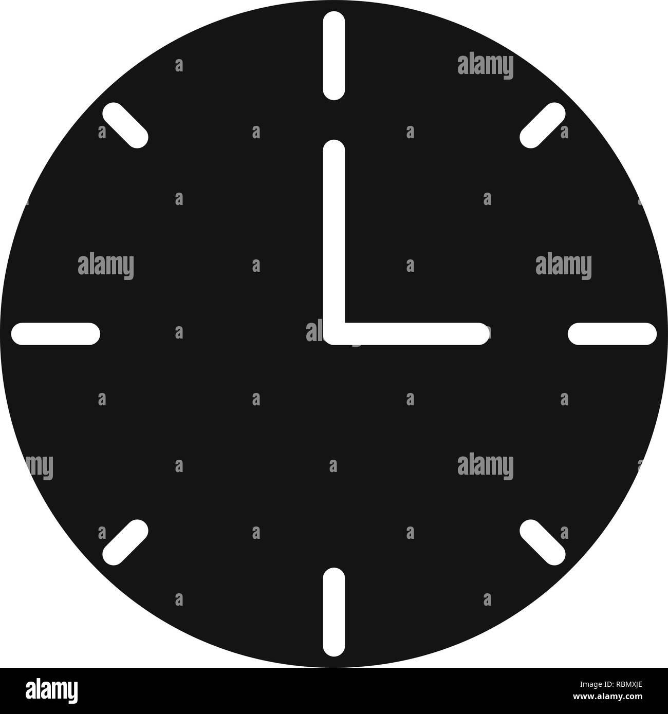 Vector Clock Icon Stock Vector Image & Art Alamy