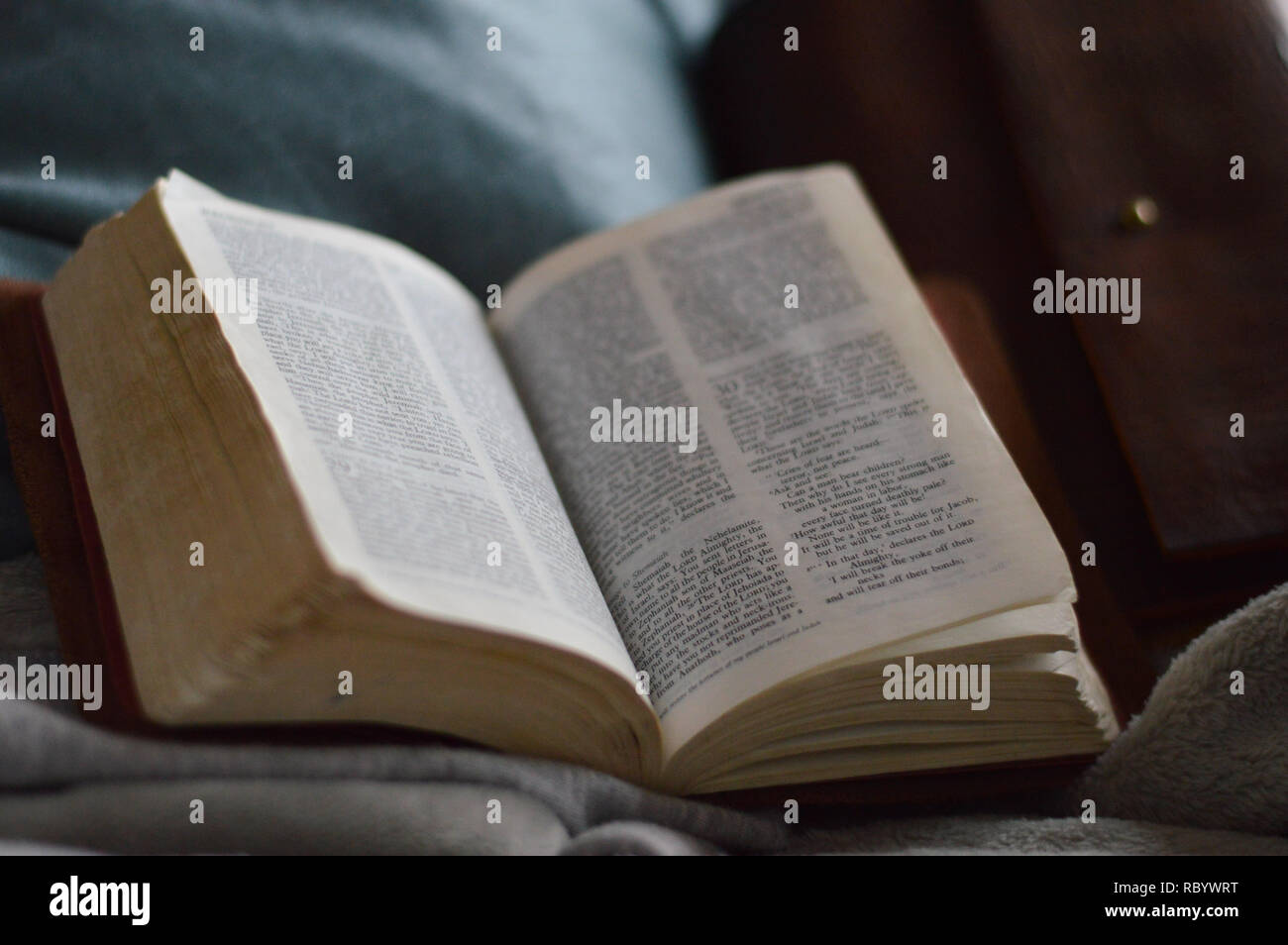 Quiet time Bible and Journal Stock Photo Alamy