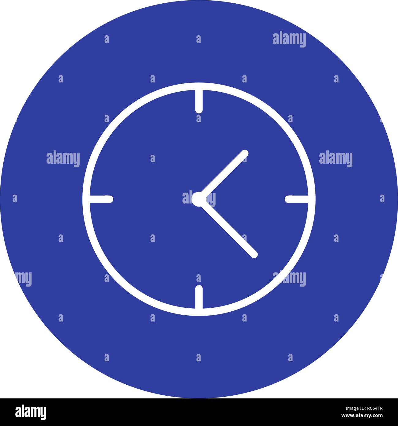 Vector Clock Icon Stock Vector Image & Art Alamy