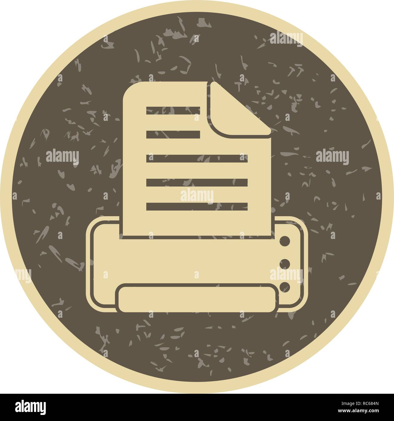 Vector Print Icon Stock Vector Image & Art Alamy