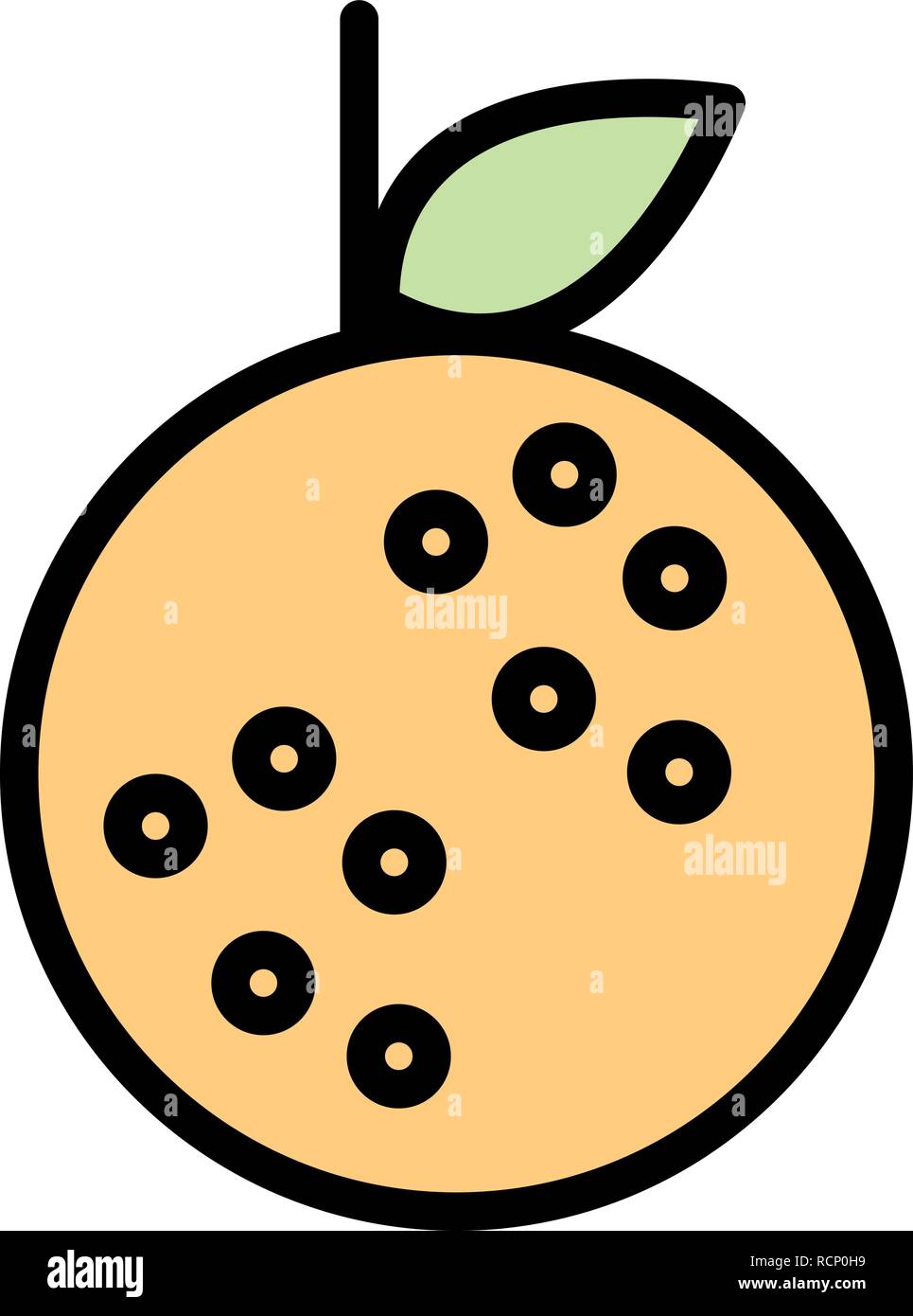 Vector Orange Icon Stock Vector Image & Art Alamy