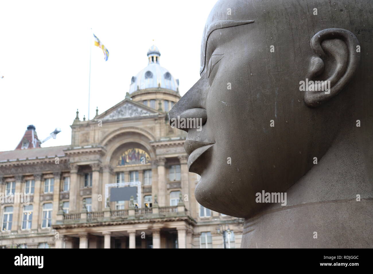 Big Head Statue Stock Photo Alamy