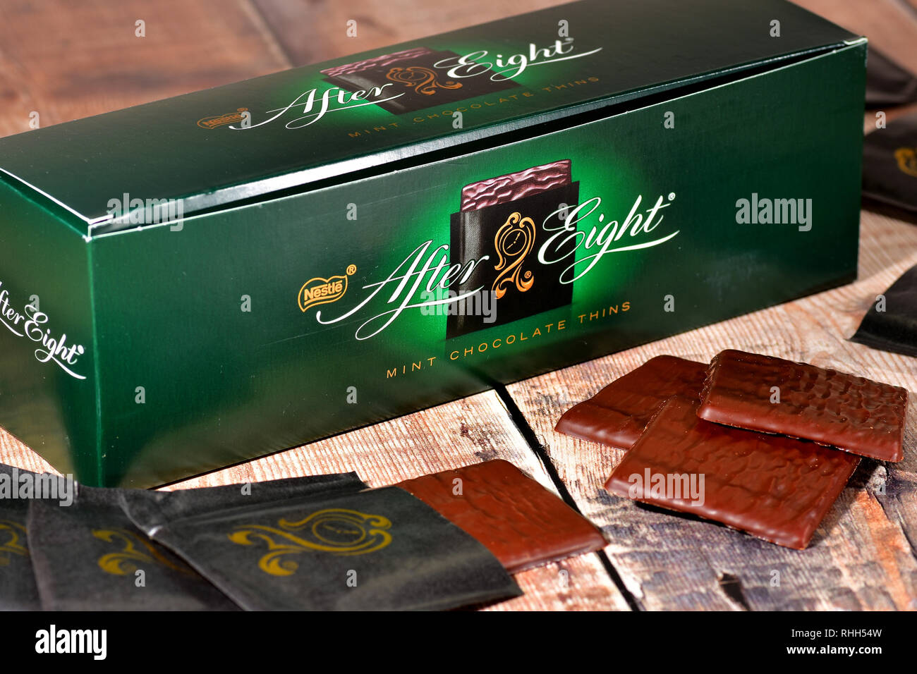 After Eight mints Stock Photo Alamy